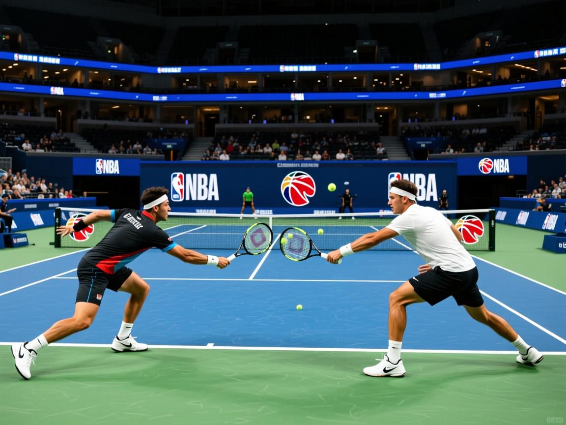 网球赛场大战连连，选手之间角逐激动人心  第3张