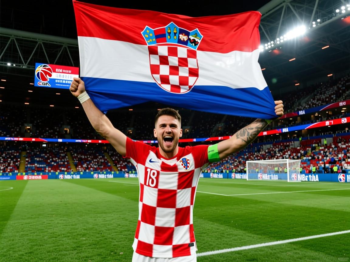 克罗地亚国家队成功跻身欧洲杯正赛，气势如虹