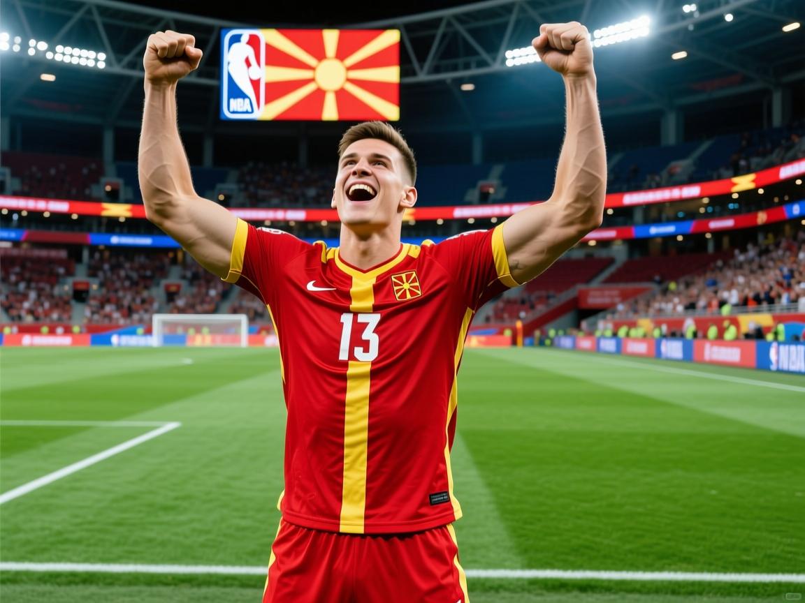 北马其顿选手在国际足球赛事中大获胜利  第2张